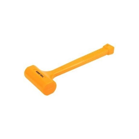 Tolsen Dead-Blow Mallet 32oz Non-Marring PVC Plastic Faces, Non-Rebounding, Non-Spark 25040